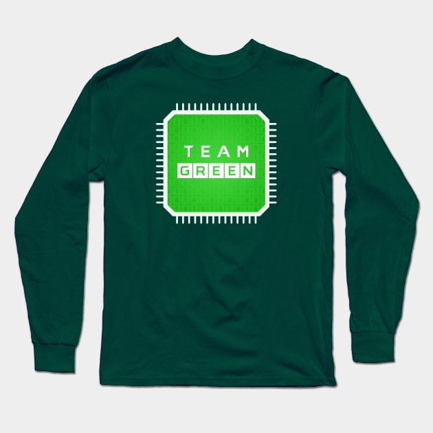 Team Green Long Sleeve T-Shirt by Widmore